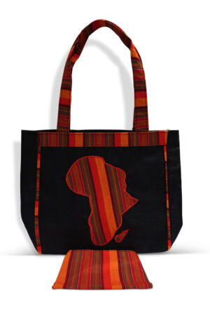 Black-and-Red-African-Tote-
