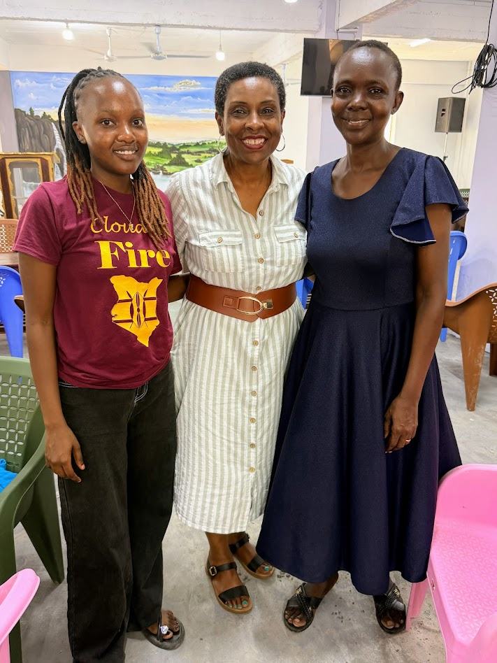 GDP team connecting with youth participants inside the Multiplex Center, Mombasa, Kenya — April 2026 summit