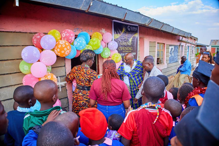 Michael Wright appointed Maasai Elder with Osarai children — GDP Kenya 2025