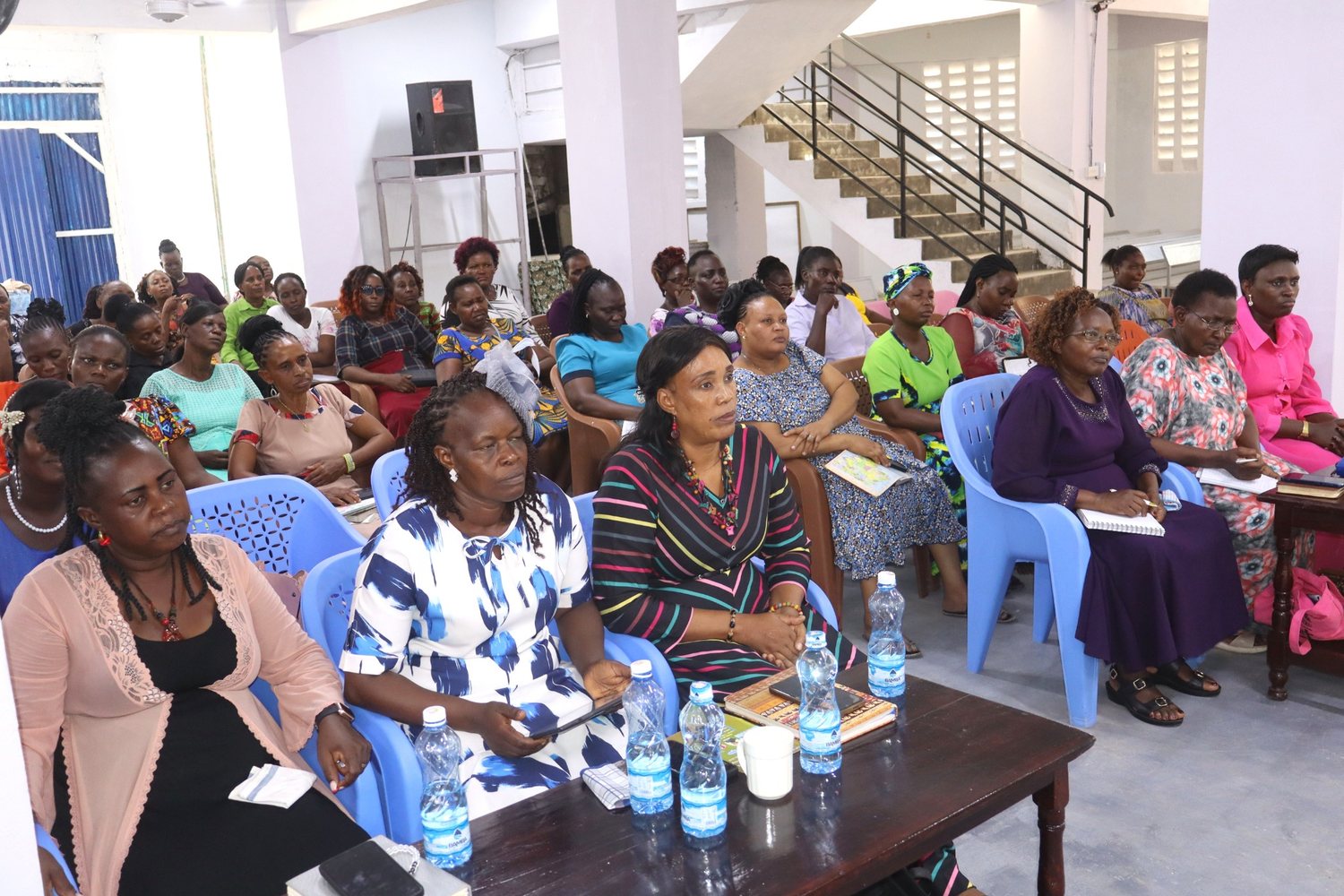 Women seated during a GDP gathering inside the Mombasa Multiplex